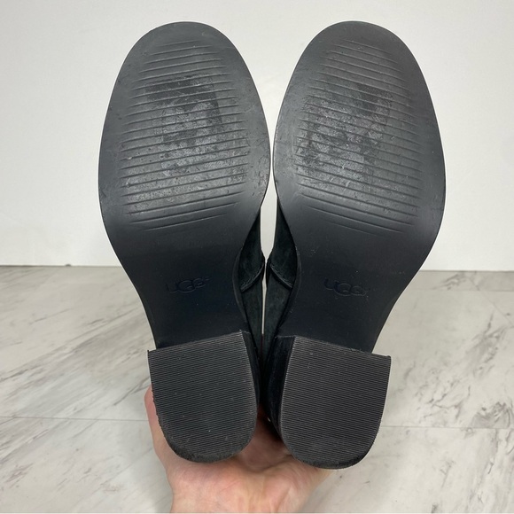UGG Pixley Black Heeled Bootie 9 - Picture 12 of 13